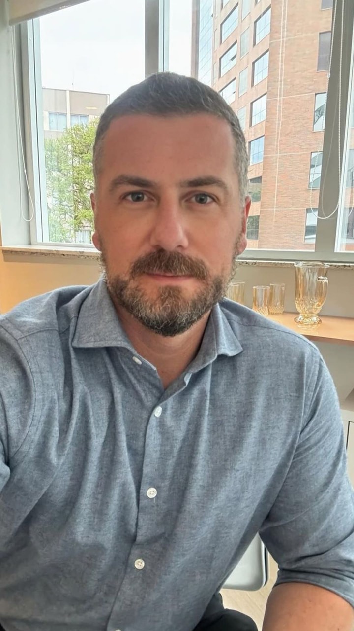 Founder recording a product update from the office